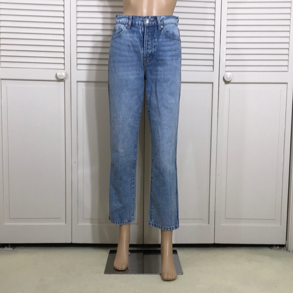 Revice Cropped Straight Leg Button Fly Jeans Size 27